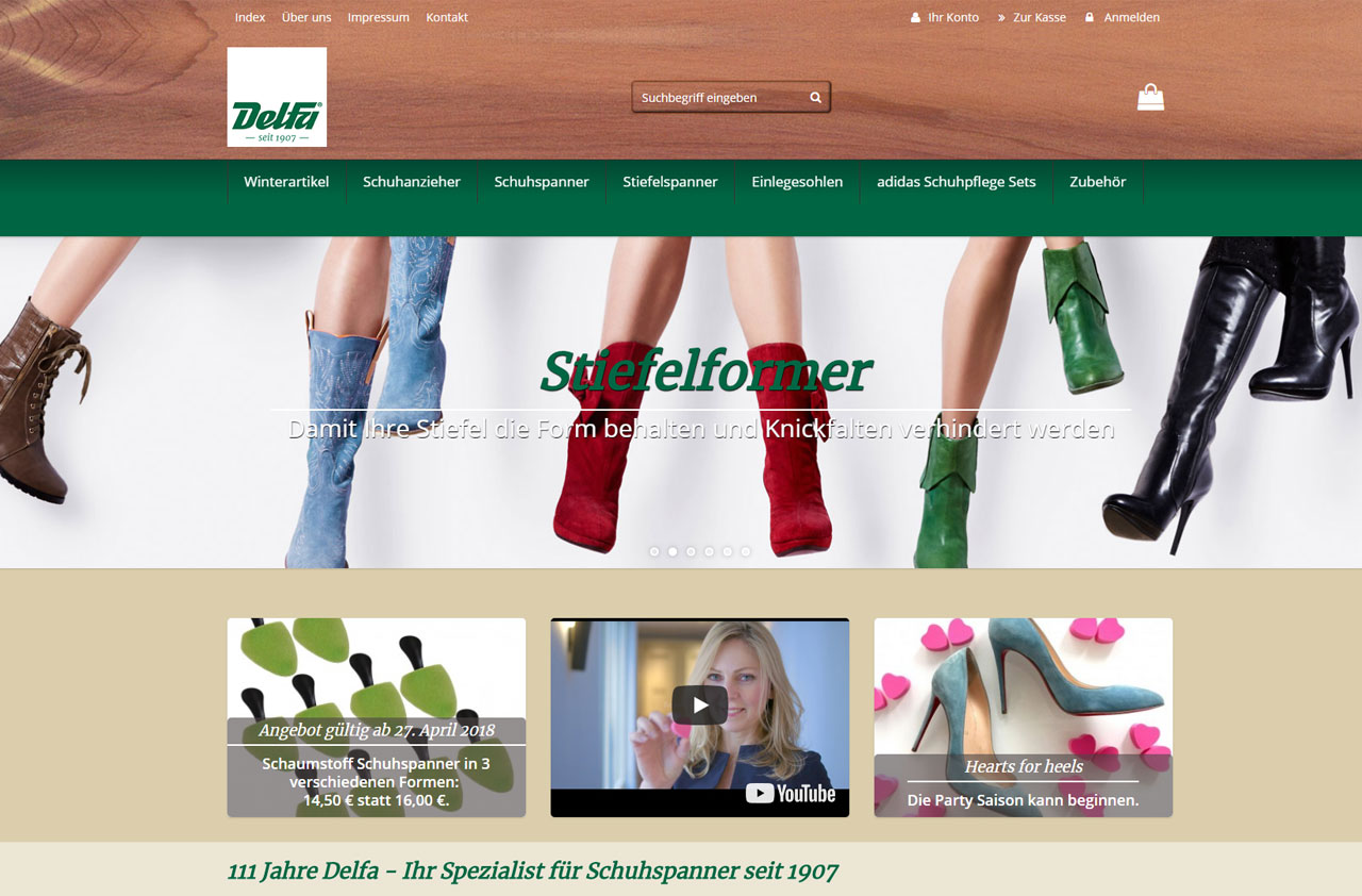 Delfa Schuhspanner Onlineshop